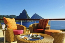  Kiến trúc ấn tượng của Jade Mountain Resort ở St. Lucia